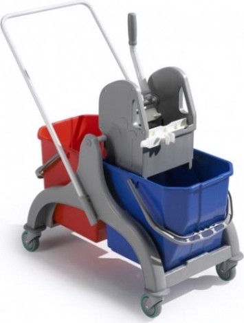 Тележка KARCHER 9.605-539.0 Nick с 2 ведр.,син/красн, 25/25л